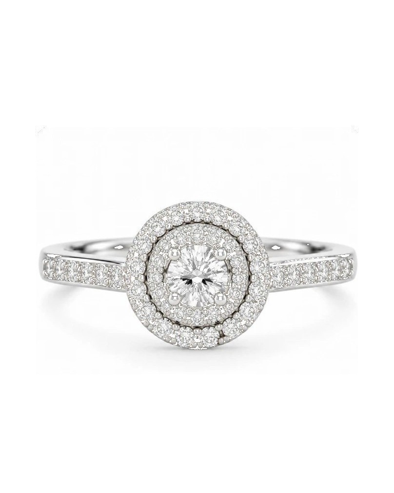 Diamond Halo Ring
