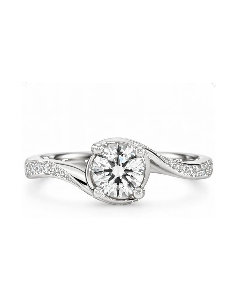 Diamond Twist Ring