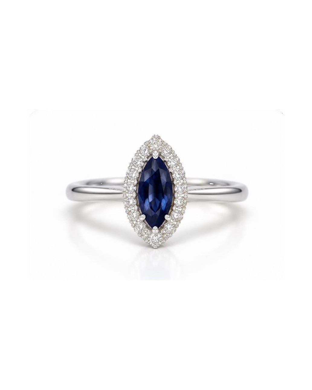 Sapphire & Diamond Ring