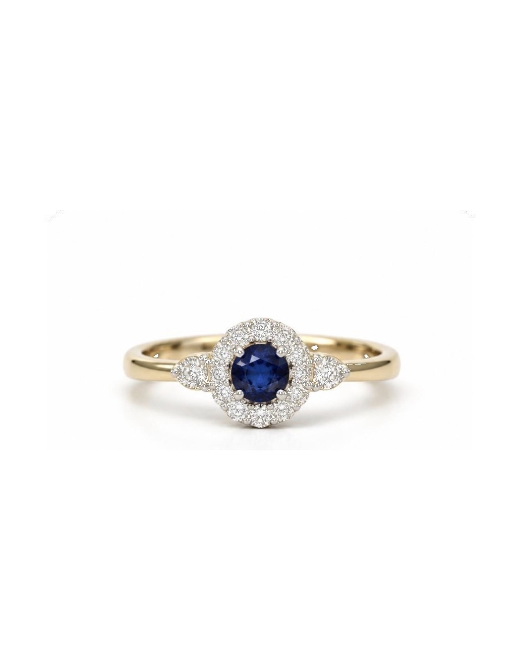 Sapphire & Diamond Ring
