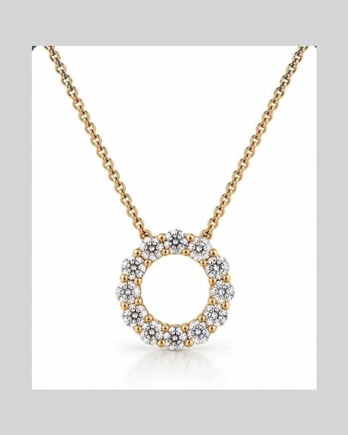 Diamond Circle Pendant