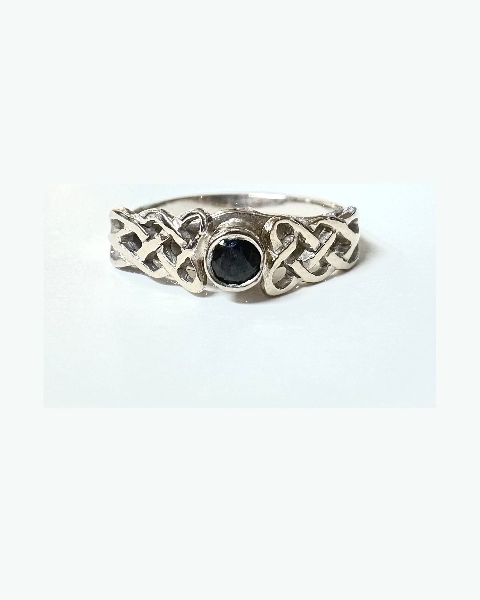 Celtic sapphire ring