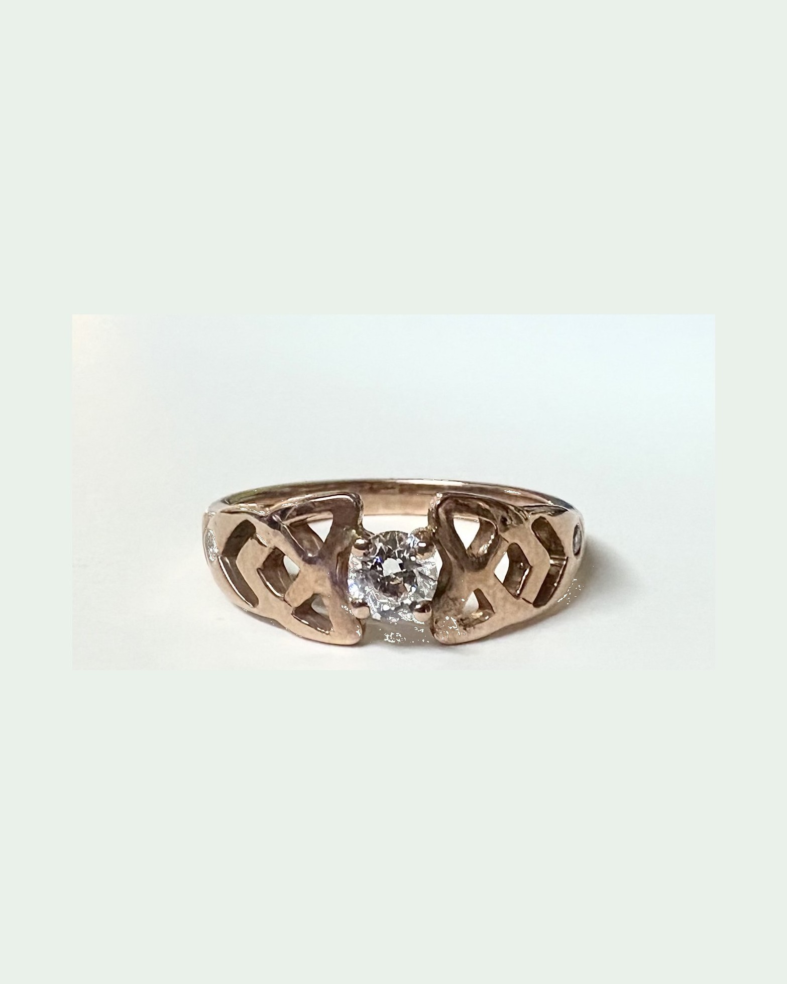 Celtic CZ ring