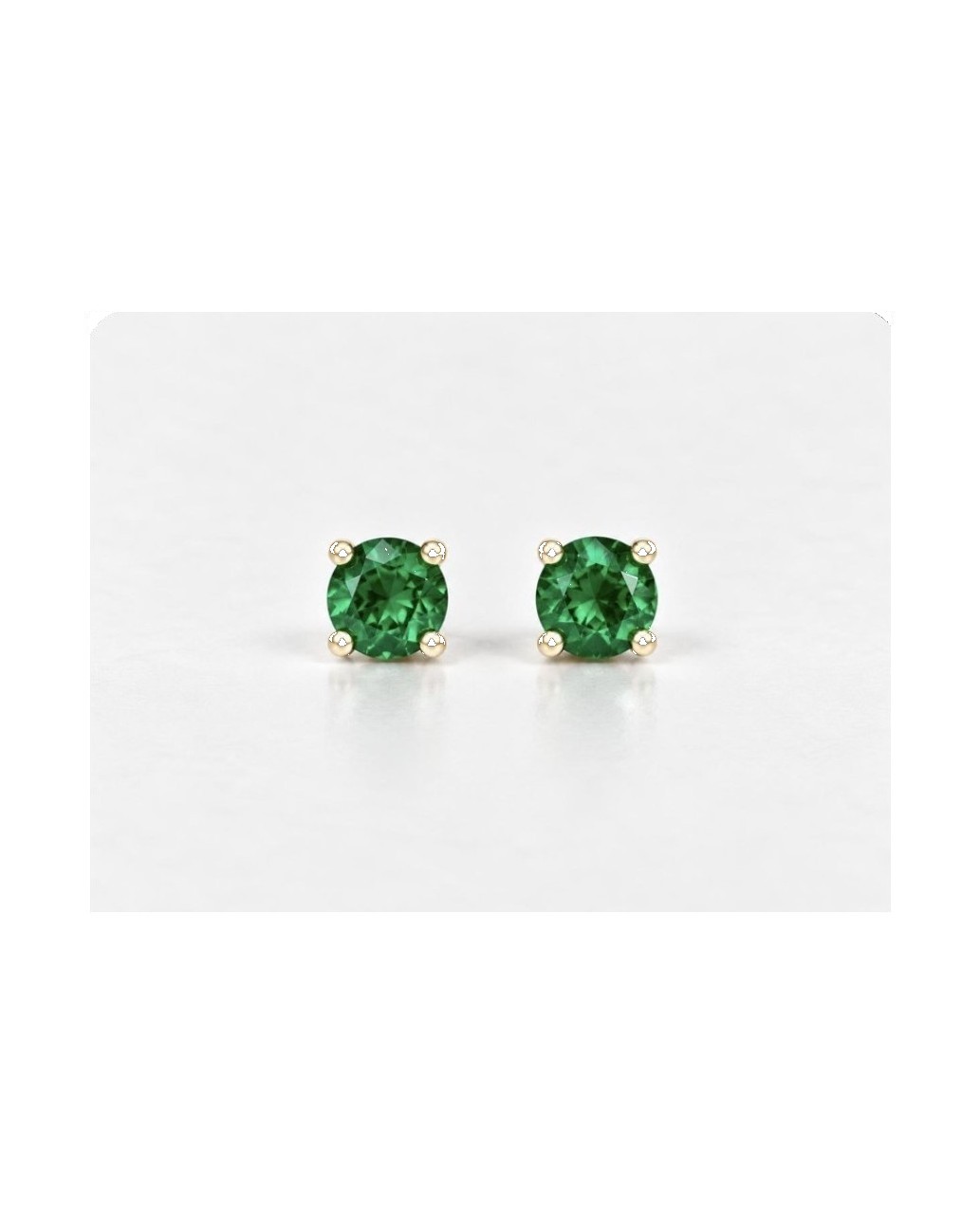 Emerald earrings