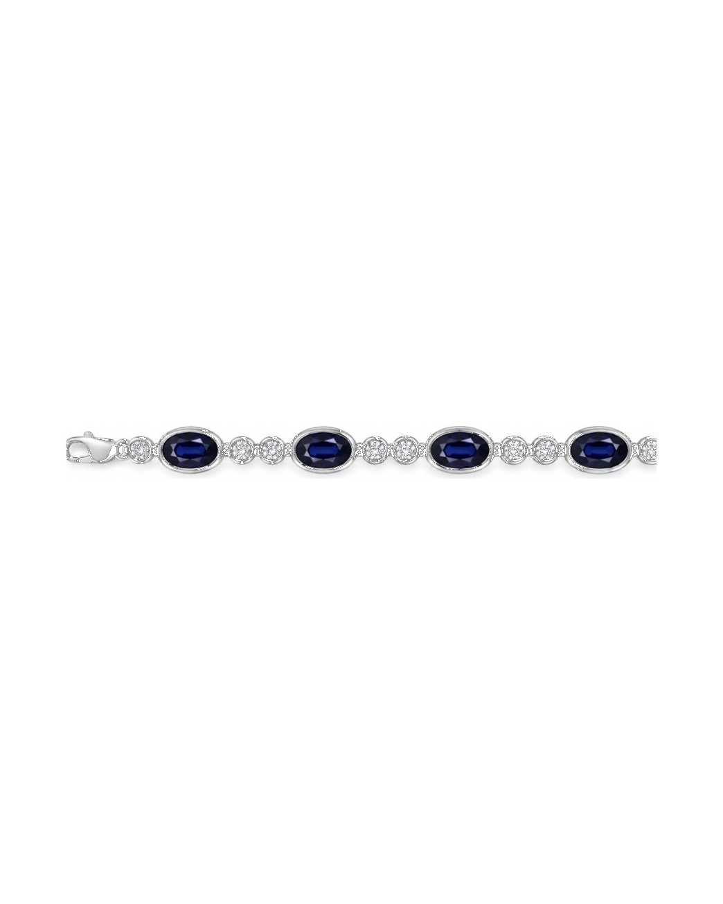Sapphire & diamond bracelet