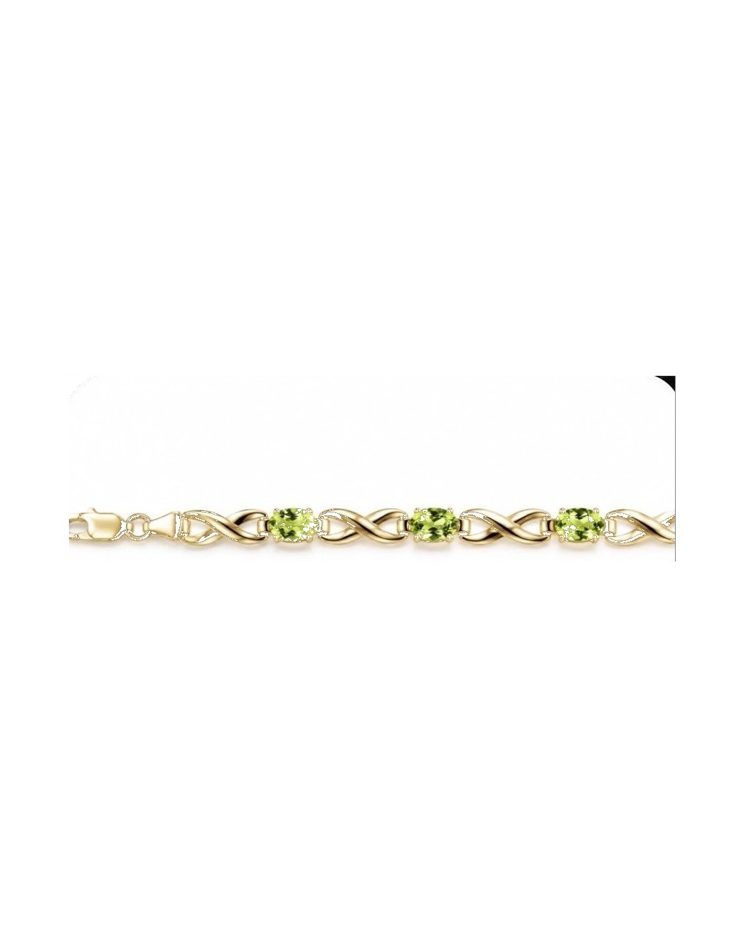 Peridot bracelet