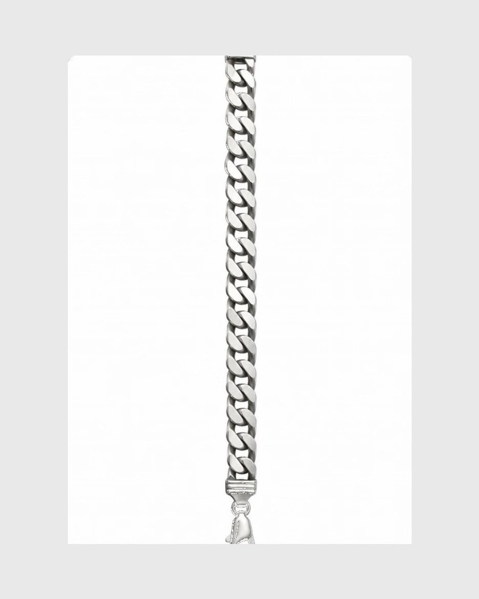 Silver Curb Chain Bracelet — Chain12