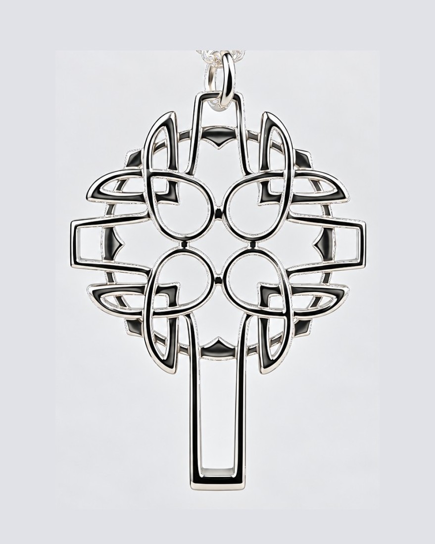 Archibald Knox style cross - Cross 217op