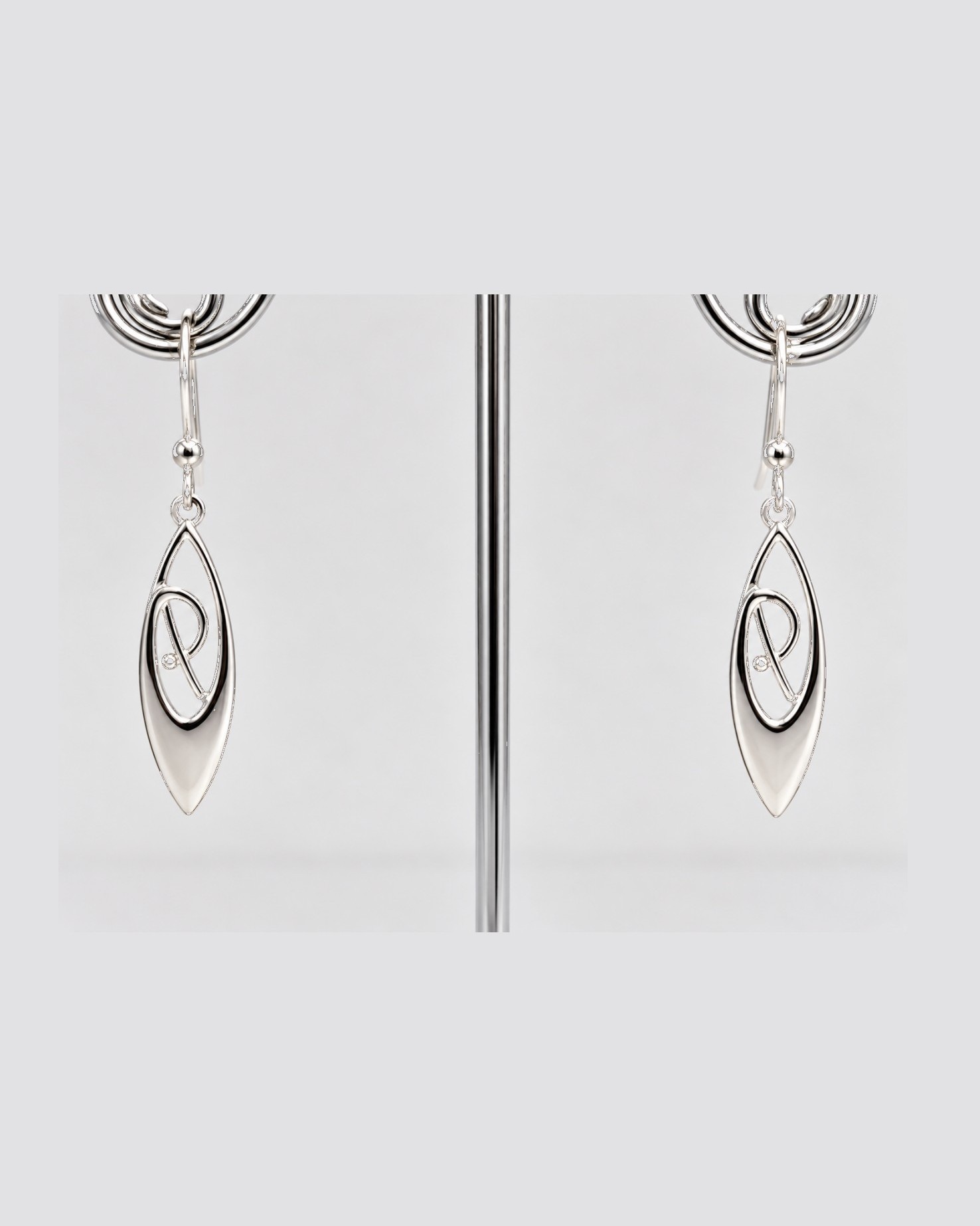 Archibald Knox style earrings - earring 653