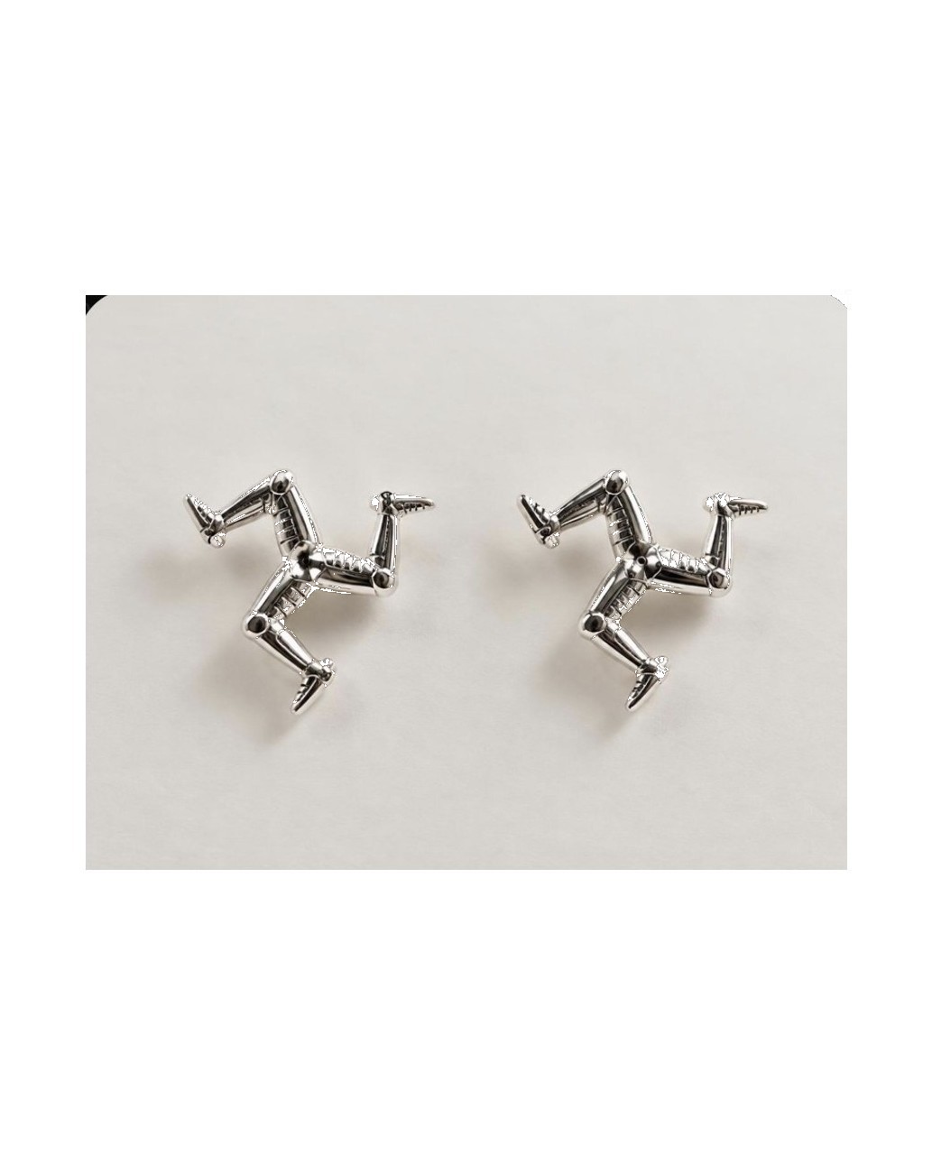 Large Three legs stud earrings - earring 760