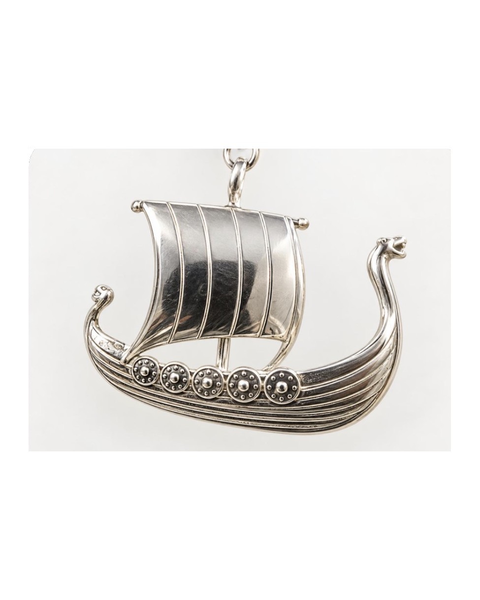 Viking boat pendant
