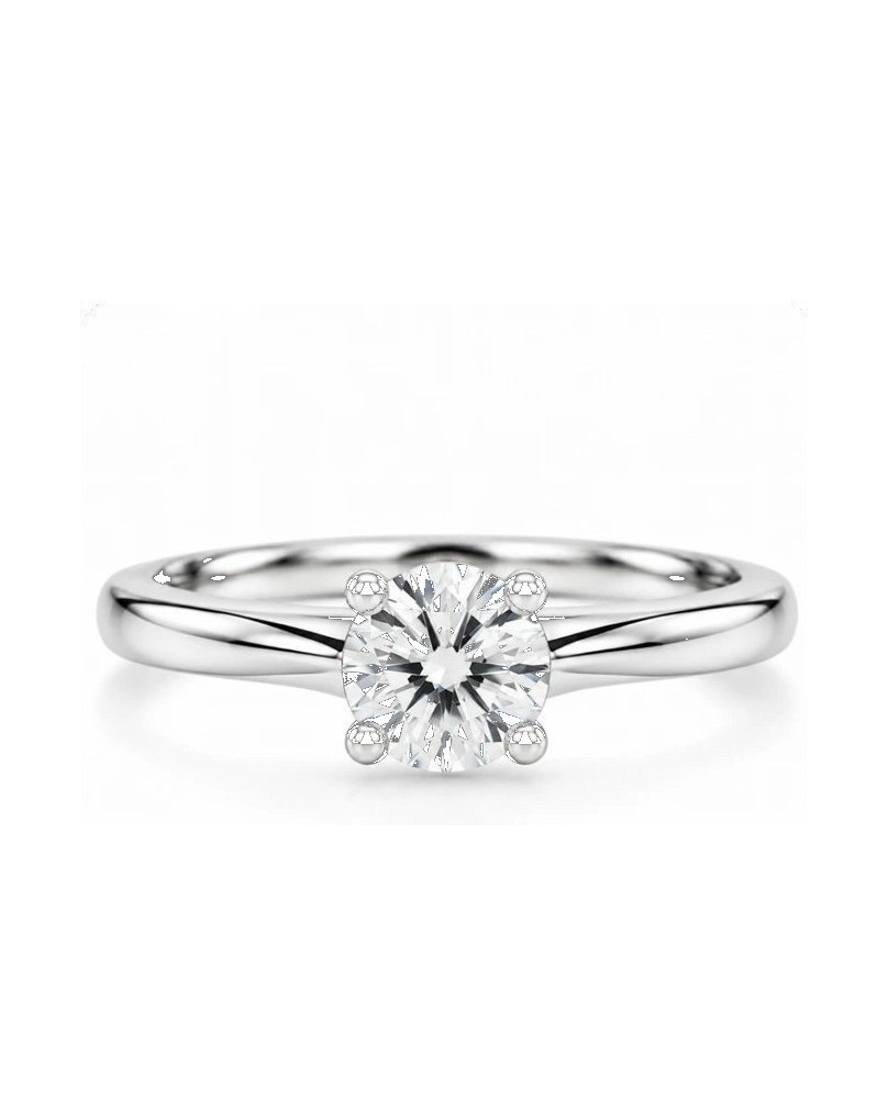 Platinum Diamond Solitaire Ring