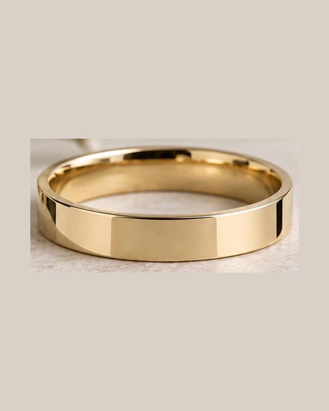 Men's Wedding Band - Flat